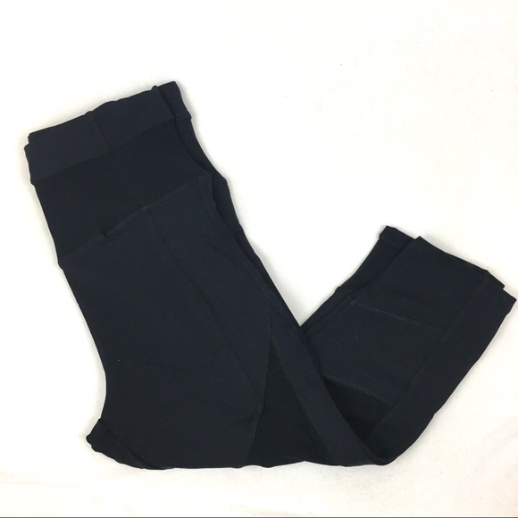 [Electric Yoga]✨NWT✨Black Leggings - Blocked Mesh Capri - Picture 8 of 8